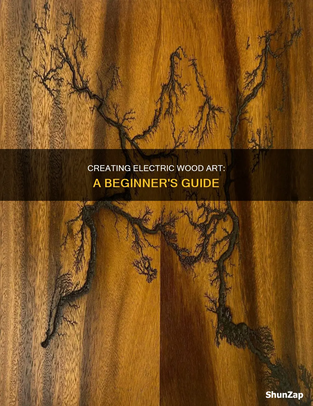 how do you create electric wood art