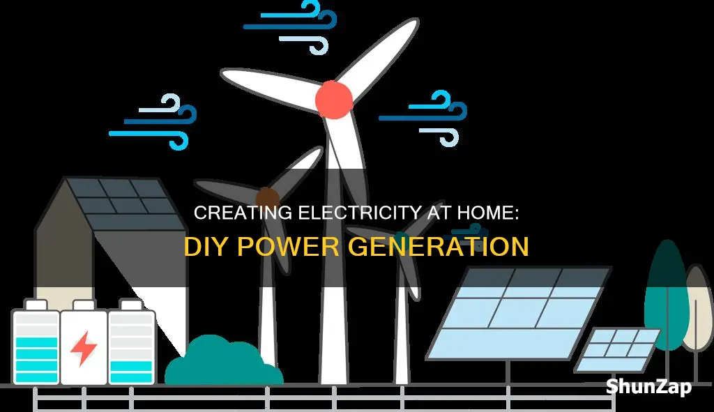 how do you create electricity at home