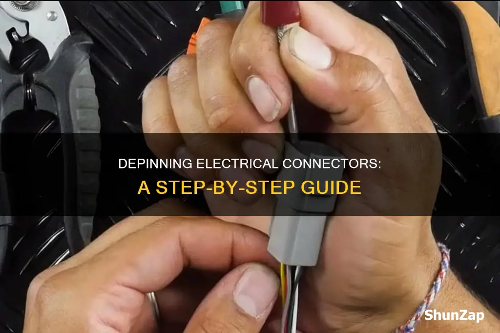 how do you depin a electrical connector