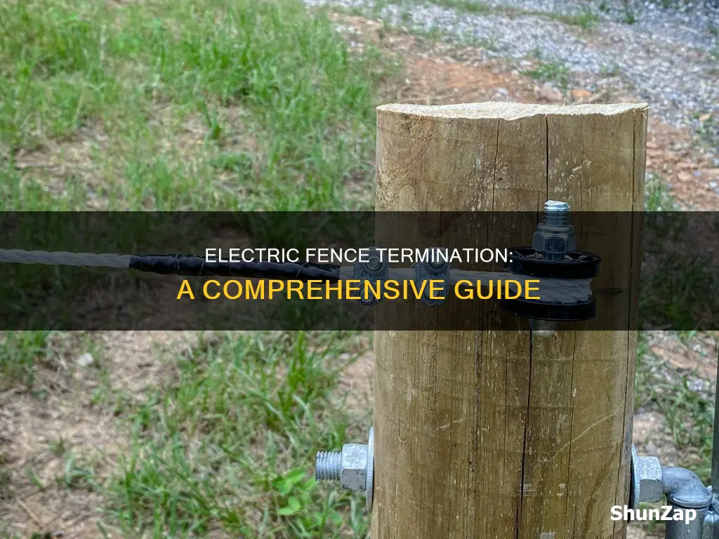 how do you end an electric fence