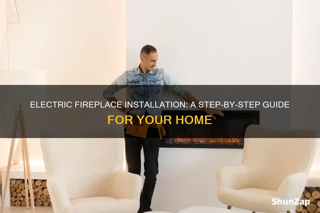 how do you fit an electric fireplace