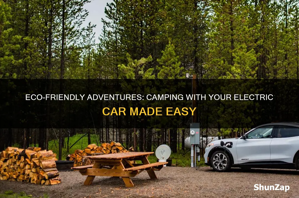 how do you go camping with an electric car
