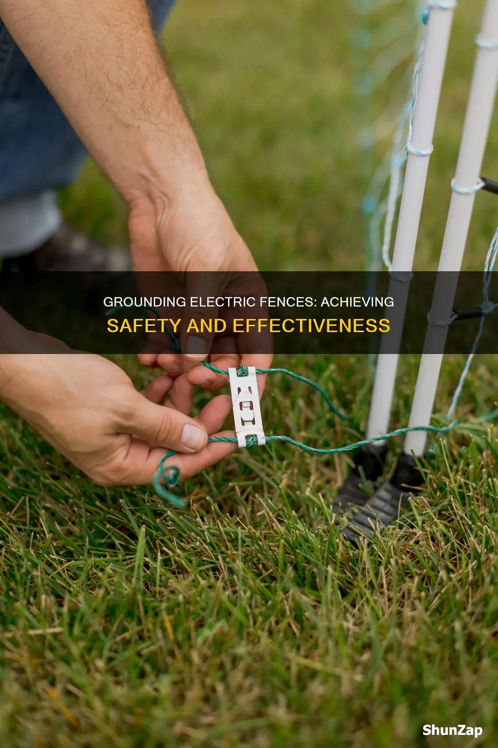 how do you ground an electric fence