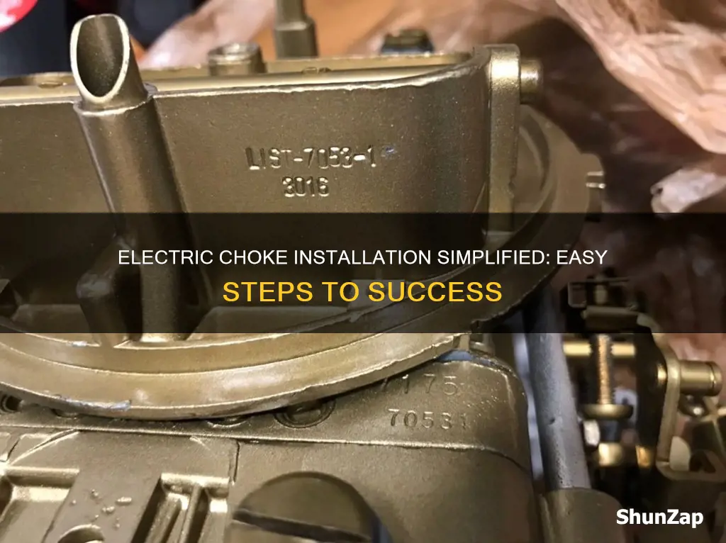 how do you hook up electric choke