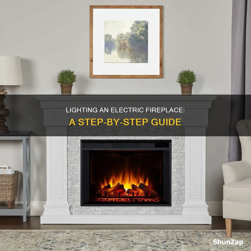 how do you light an electric fireplace