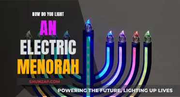 Lighting an Electric Menorah: A Simple Guide
