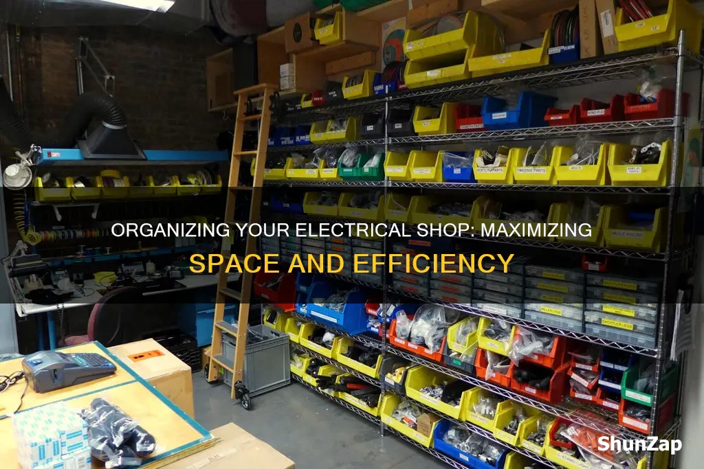 how do you organize your electrical shop