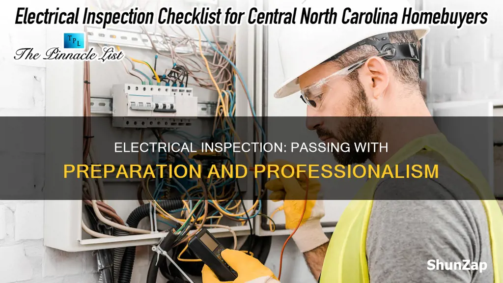 how do you pass an electrical inspection
