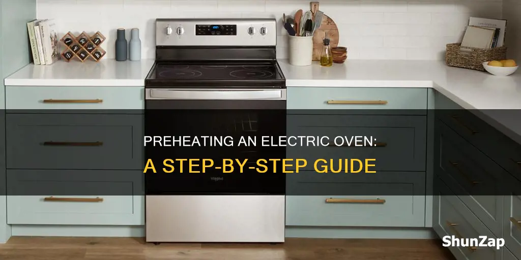 how do you preheat an electric oven