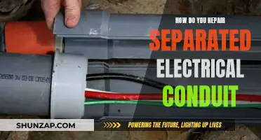 Mending Separated Electrical Conduit: A DIY Guide