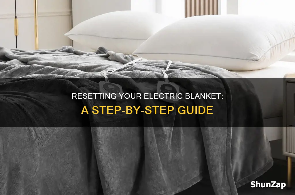 how do you reset an electric blanket