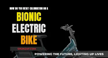 Resetting Your Bionic Electric Bike: Calibration Guide