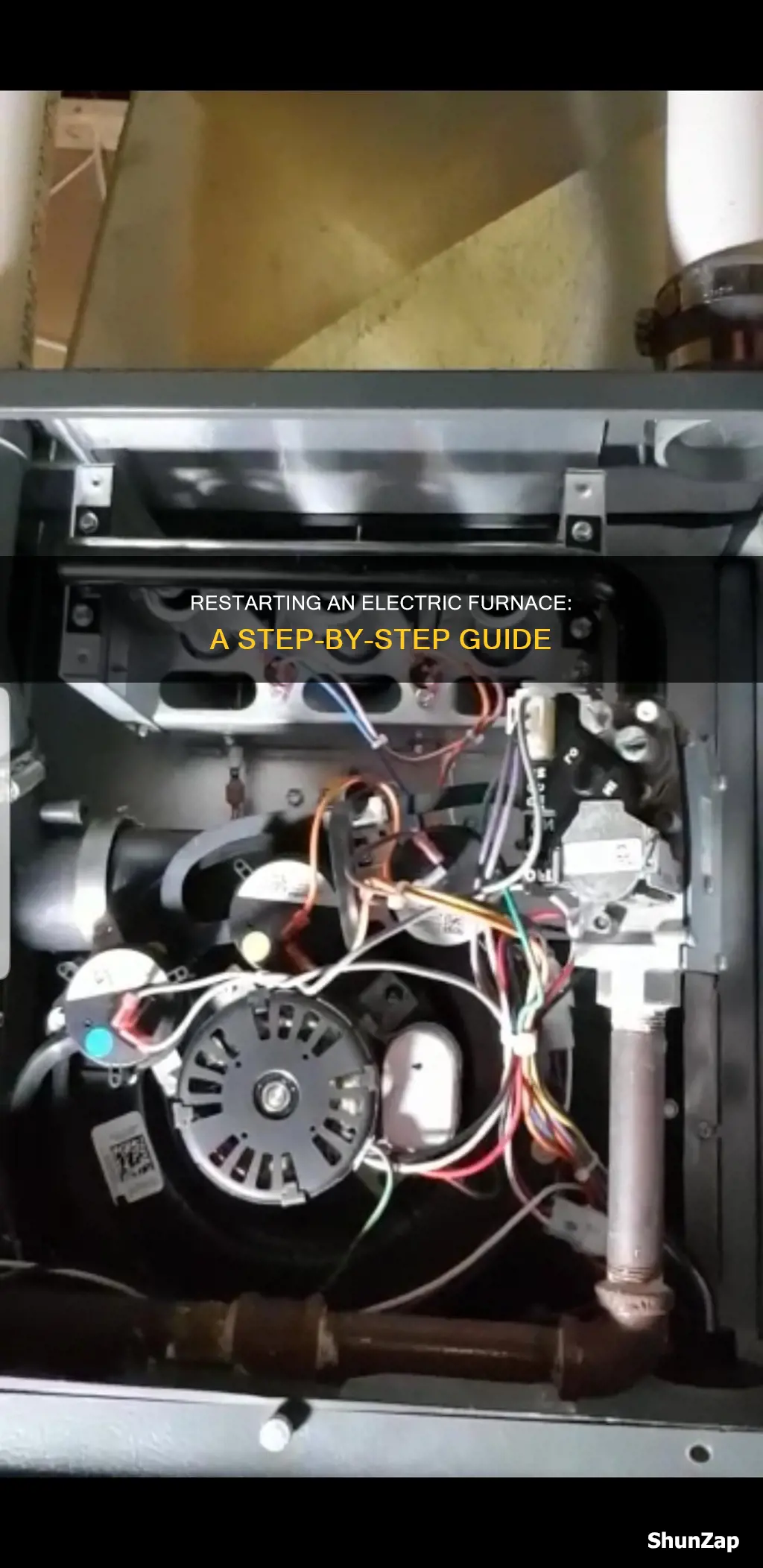 how do you restart an electric furnace