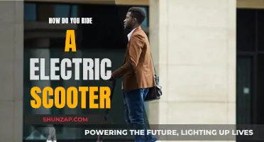 Riding an Electric Scooter: A Beginner's Guide
