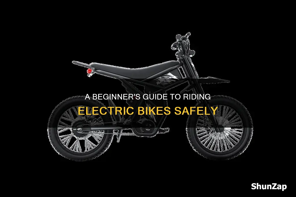 how do you ride an electric bike for beginners