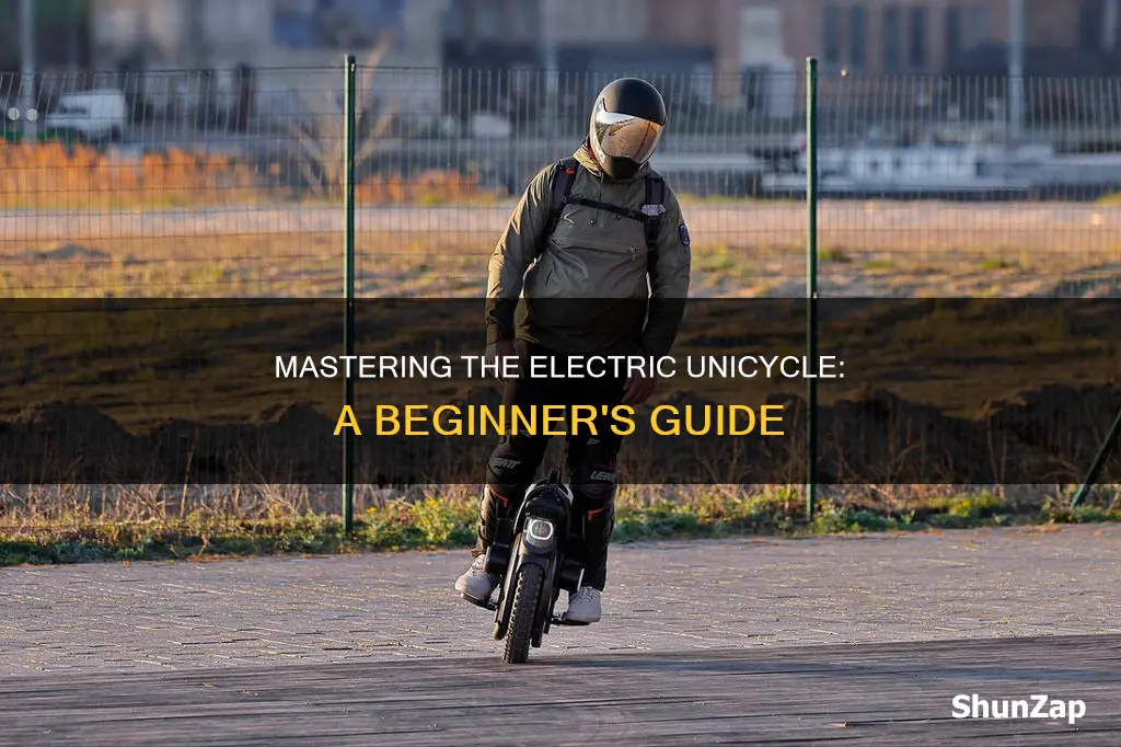how do you ride an electric unicycle