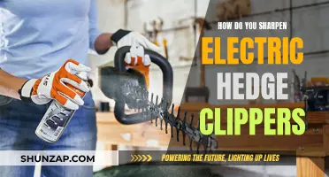 Sharpening Electric Hedge Clippers: Maintaining Your Garden Powerhouse