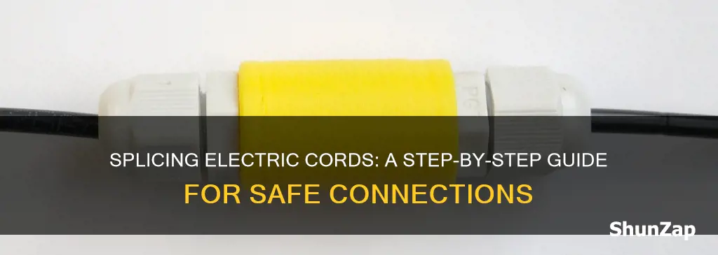 how do you splice an electric cord