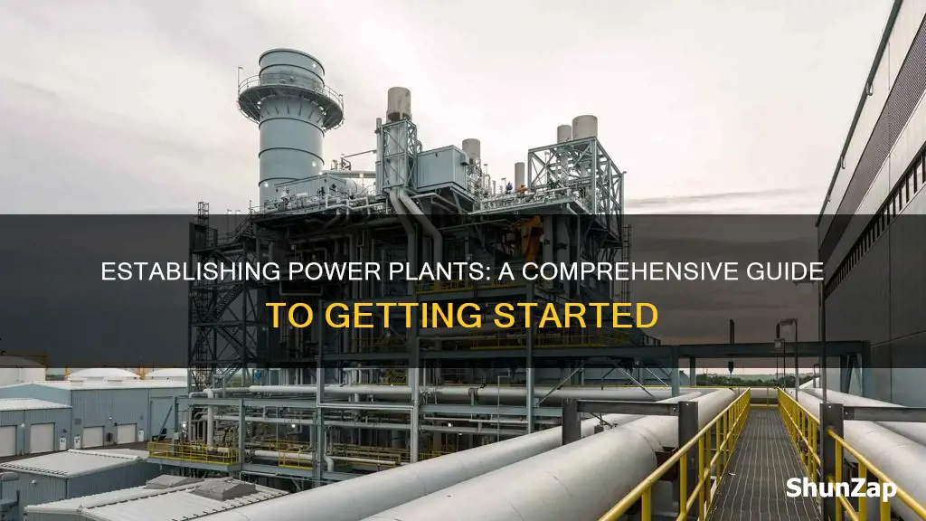 how do you start a electricity plant