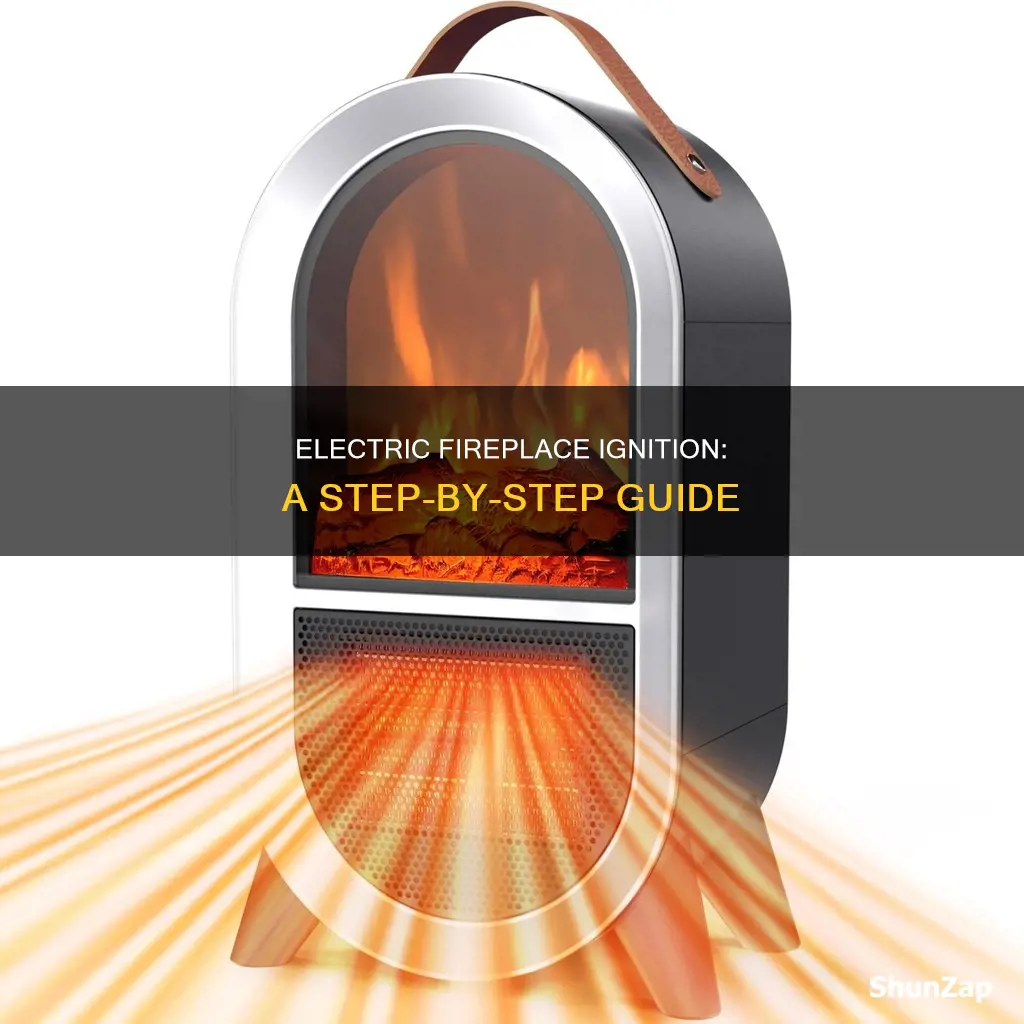 how do you start an electric fireplace