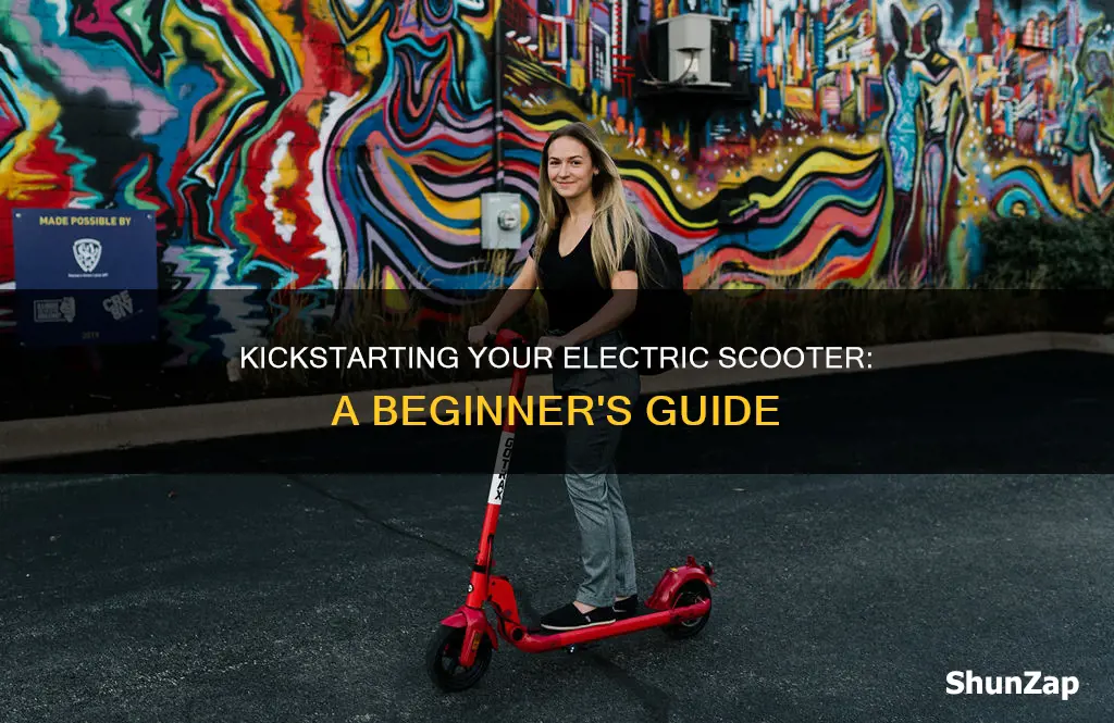 how do you start an electric scooter