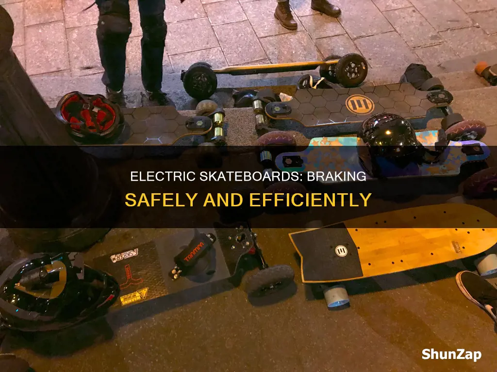 how do you stop an electric skateboard