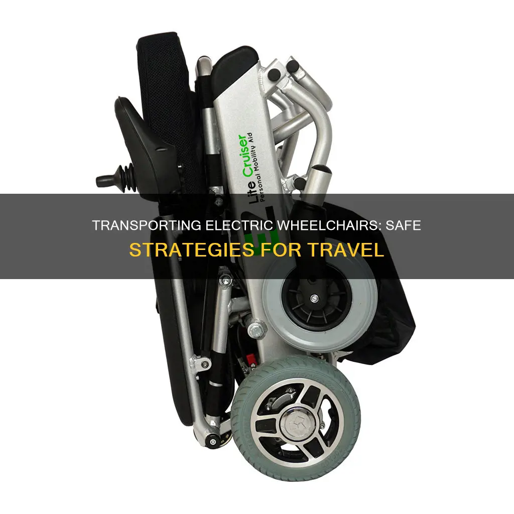 how do you transport an electric wheelchair