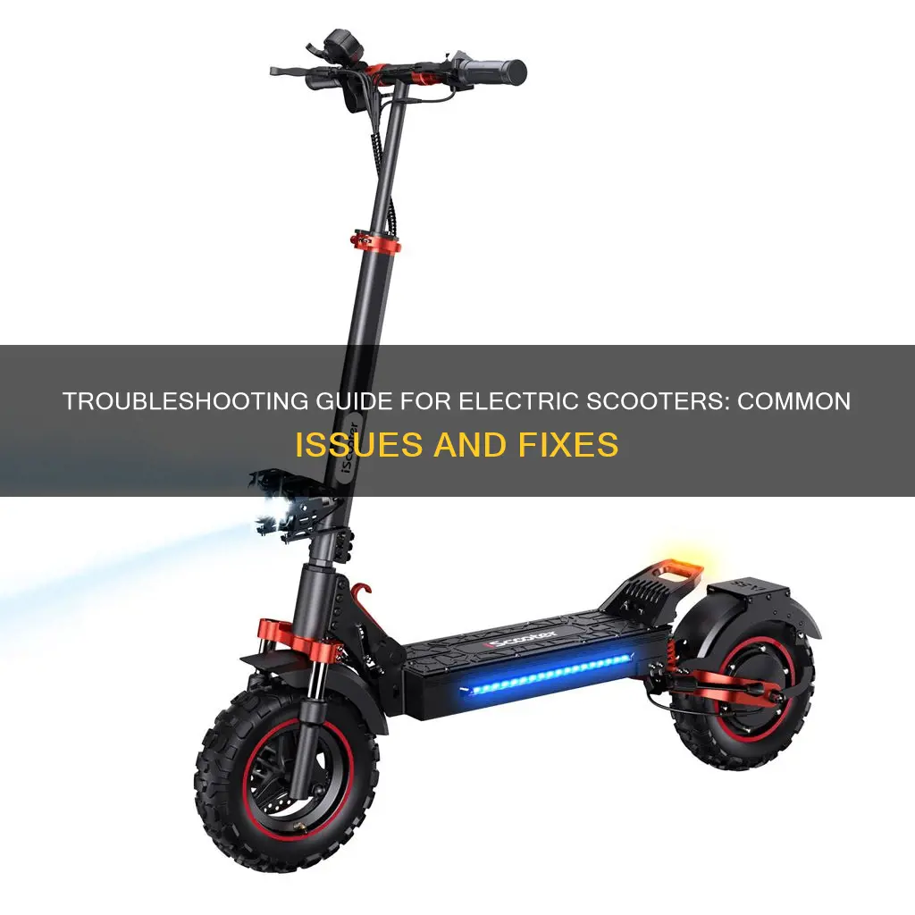 how do you troubleshoot an electric scooter