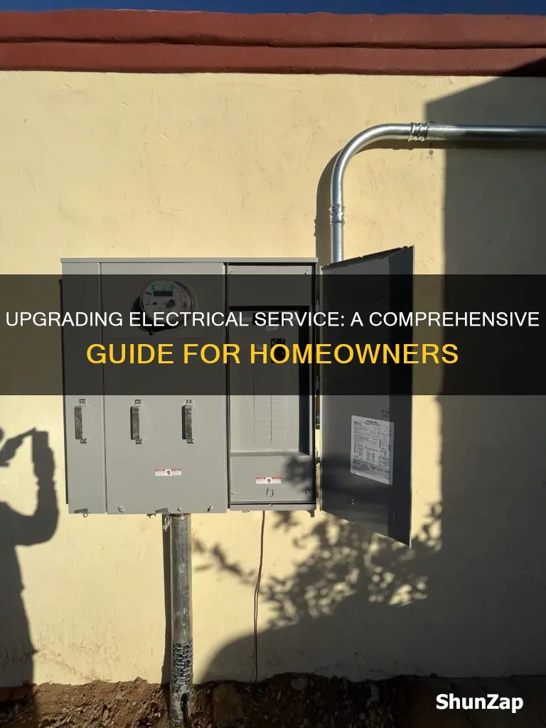 how do you upgrade your electrical service