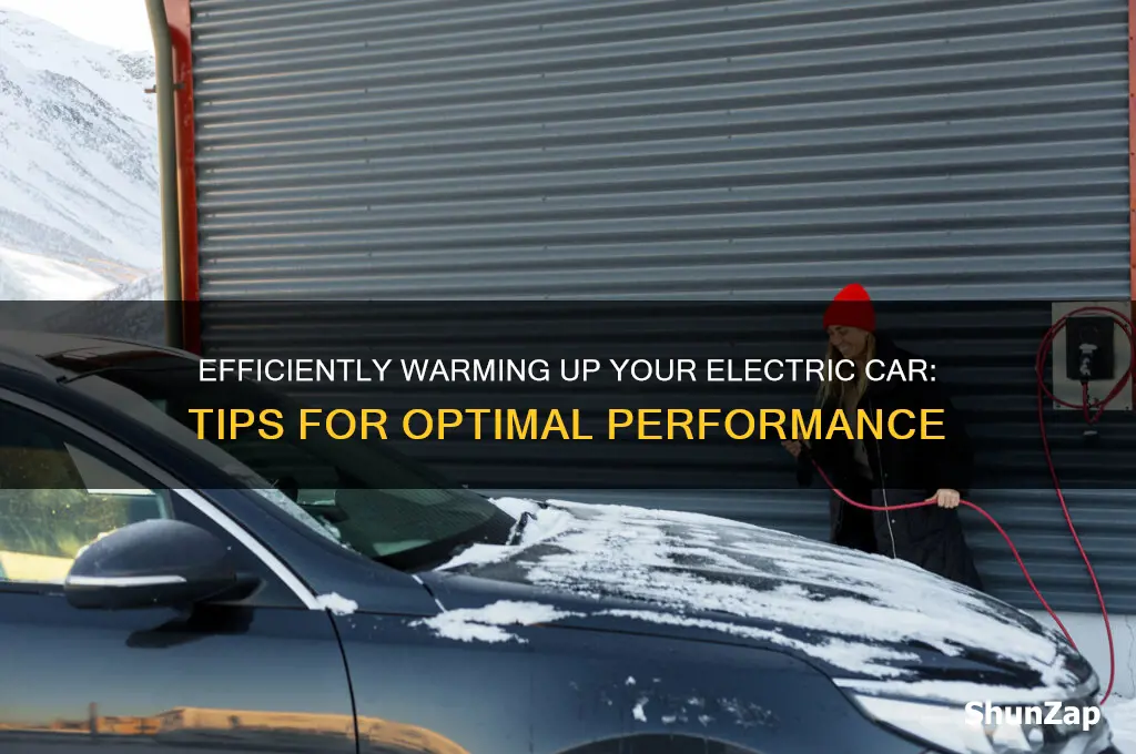 how do you warm up an electric car