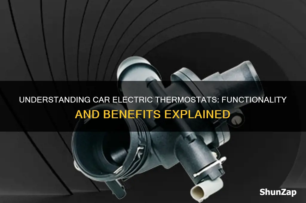 how does a car electric thermostat work
