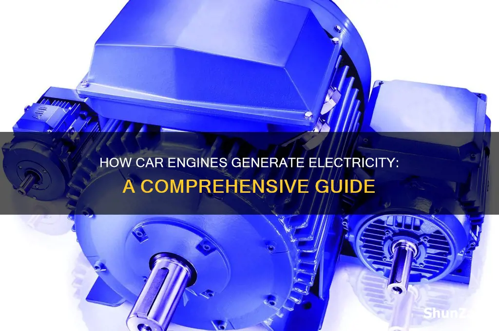 how does a car engine generate electricity