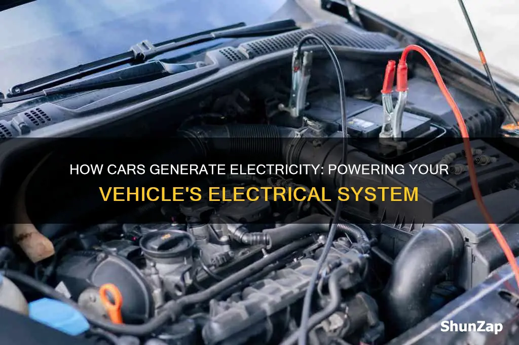how does a car get electricity