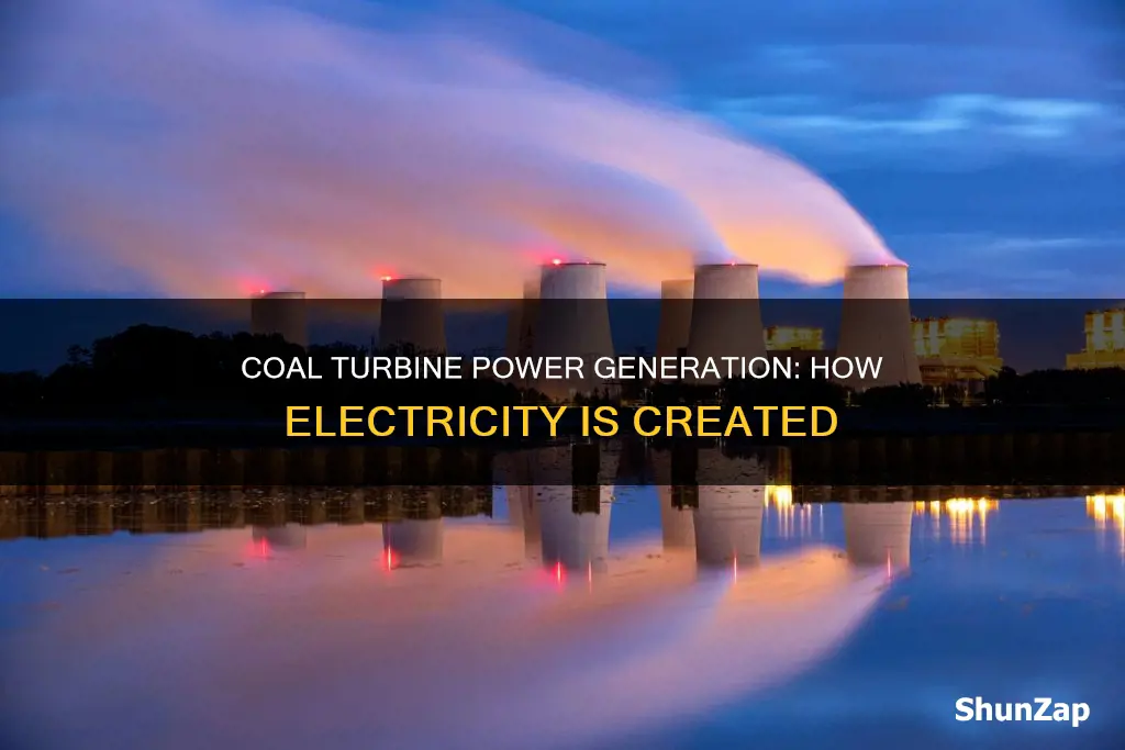how does a coal turbine create electricity