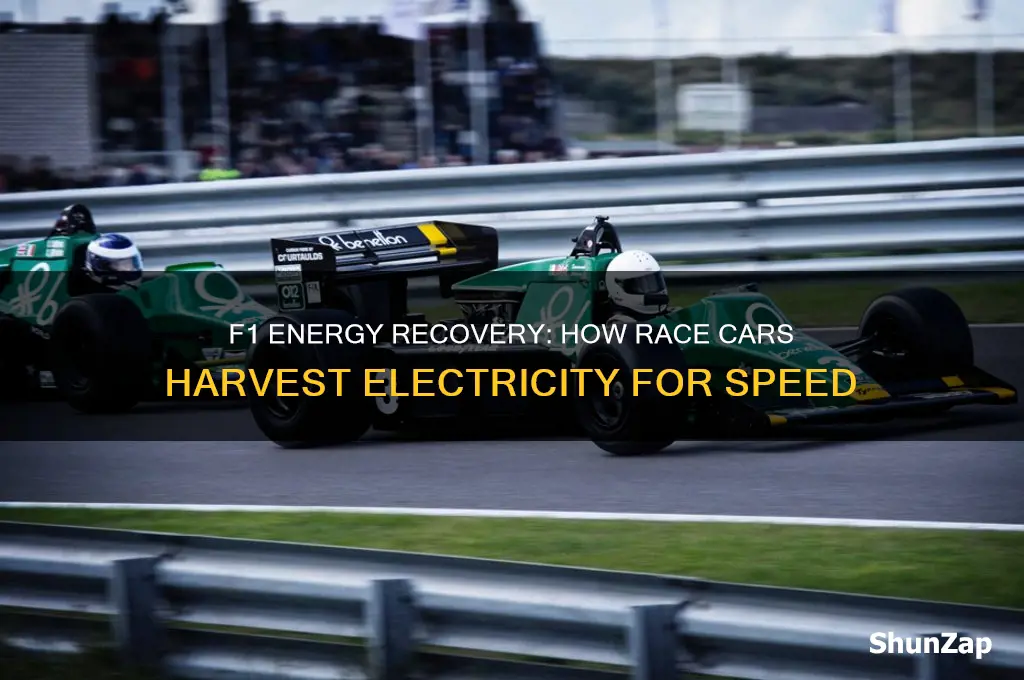 how does a f1 car harvest electricity