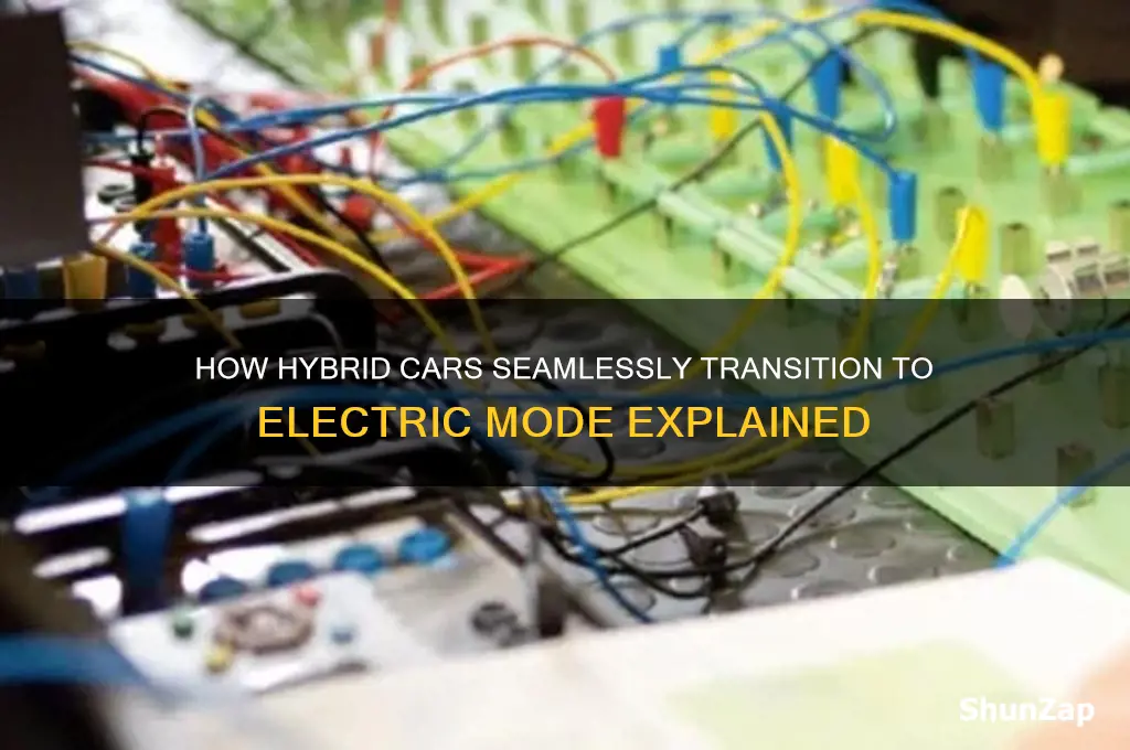 how does a hybrid car switch to electric