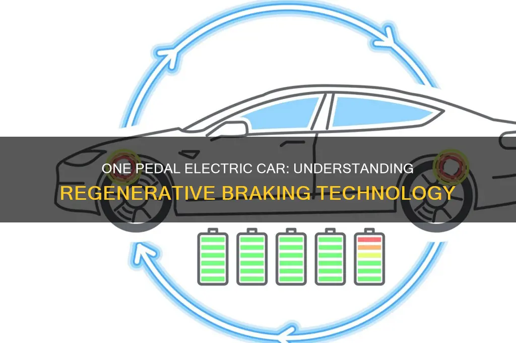 how does a one pedal electric car work