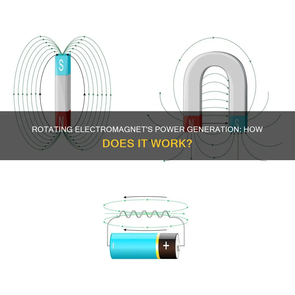 how does a rotating electromagnet create electricity