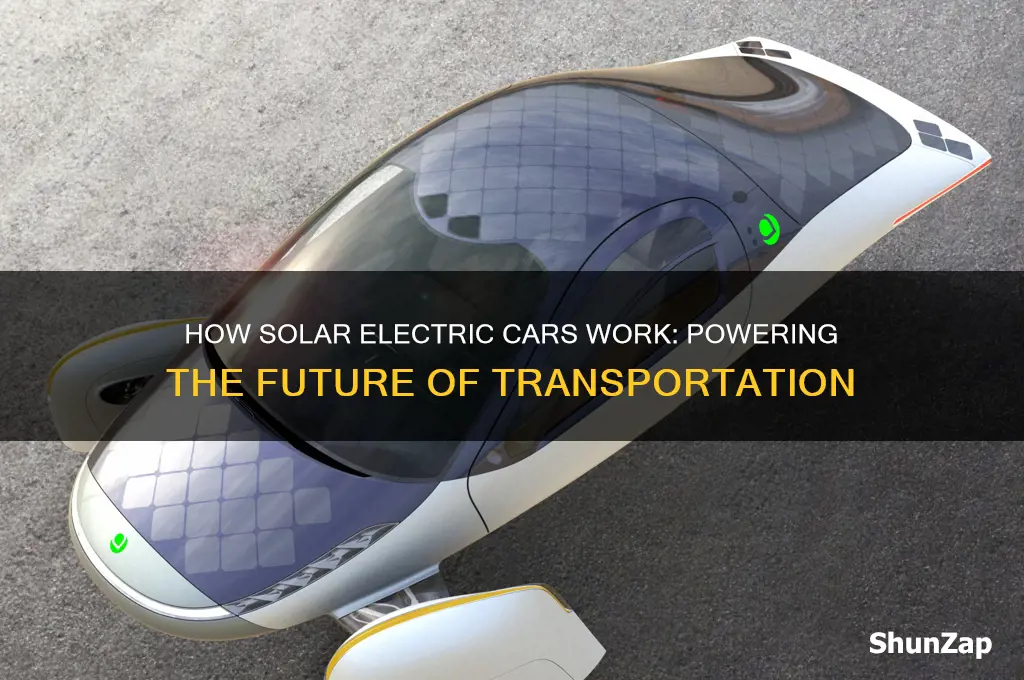 how does a solar electric car work