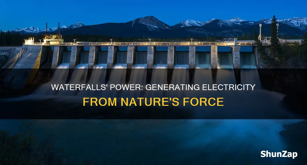 how does a waterfall become electricity book