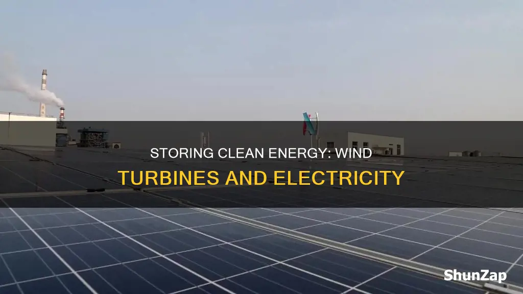 how does a wind turbine store electricity