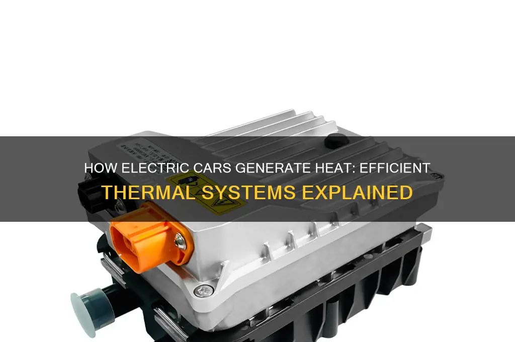 how does an electric car generate heat