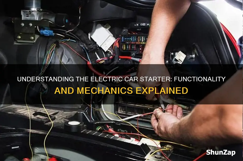 how does an electric car starter work
