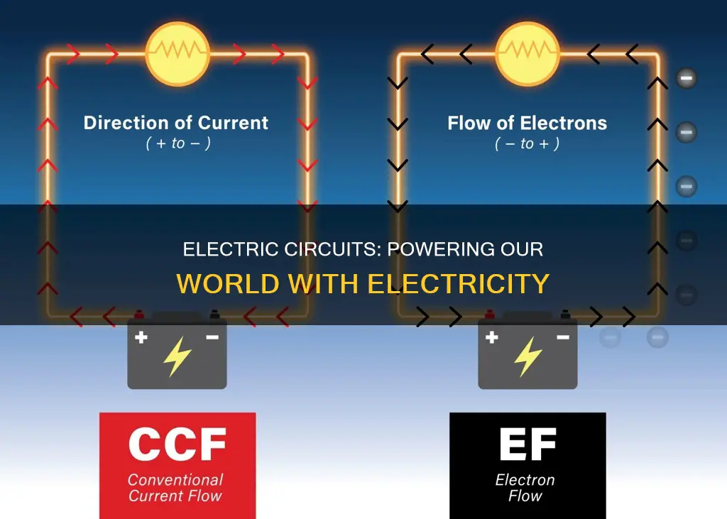 how does an electric circuit send electricity