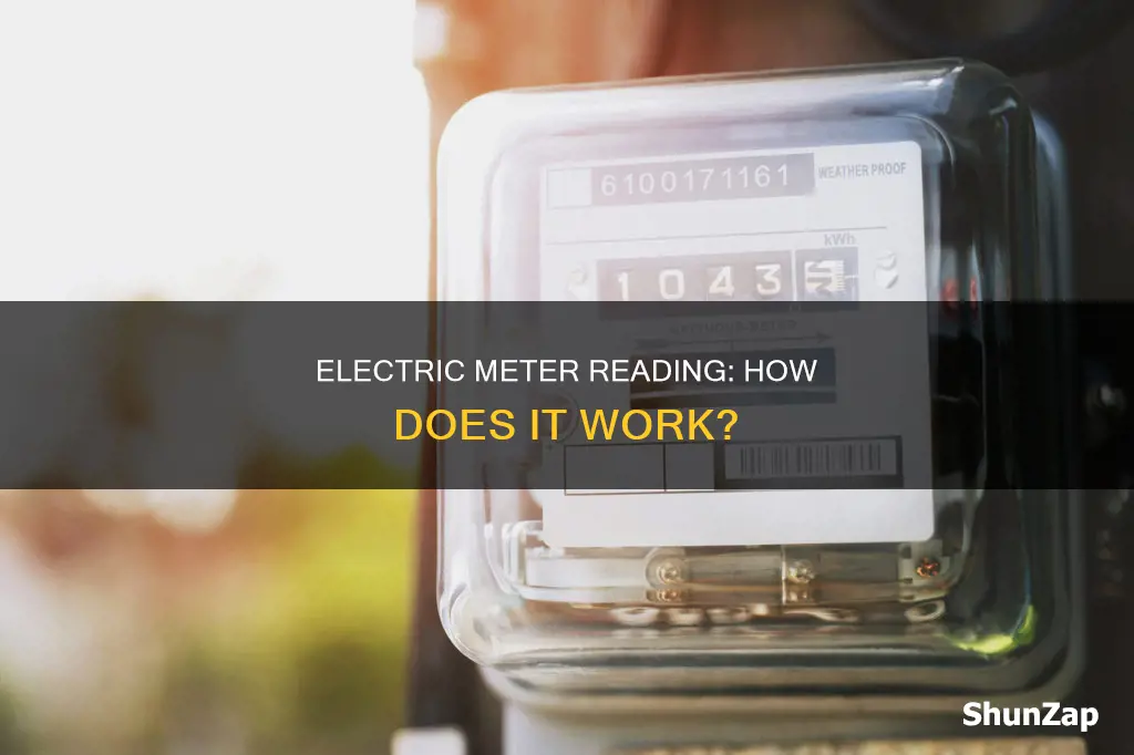 how does an electric company read the metter