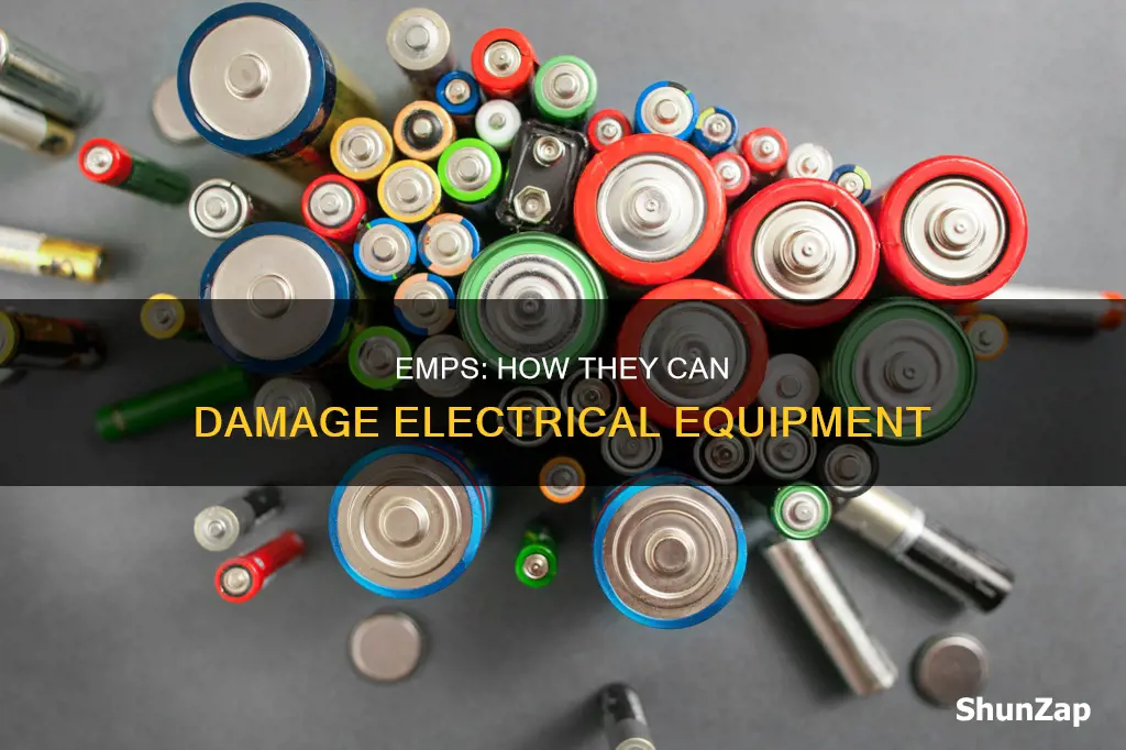 how does an emp damage electrical equipment