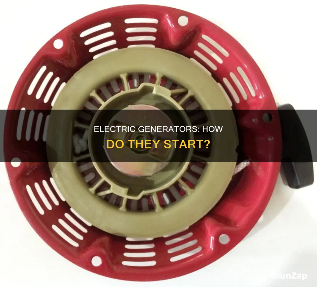 how does an home electric generaor start
