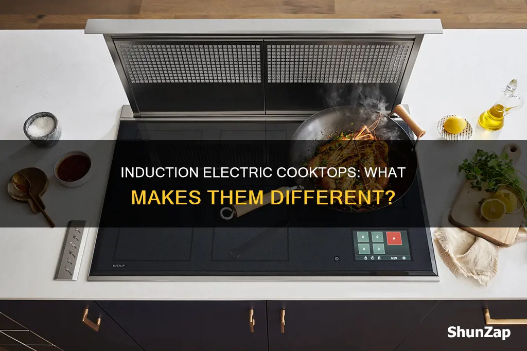 how does an induction electric cooktop differ