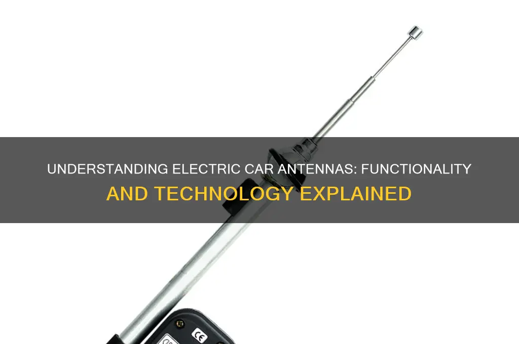 how does electric car antenna work
