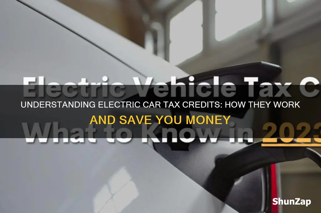 how does electric car credit work